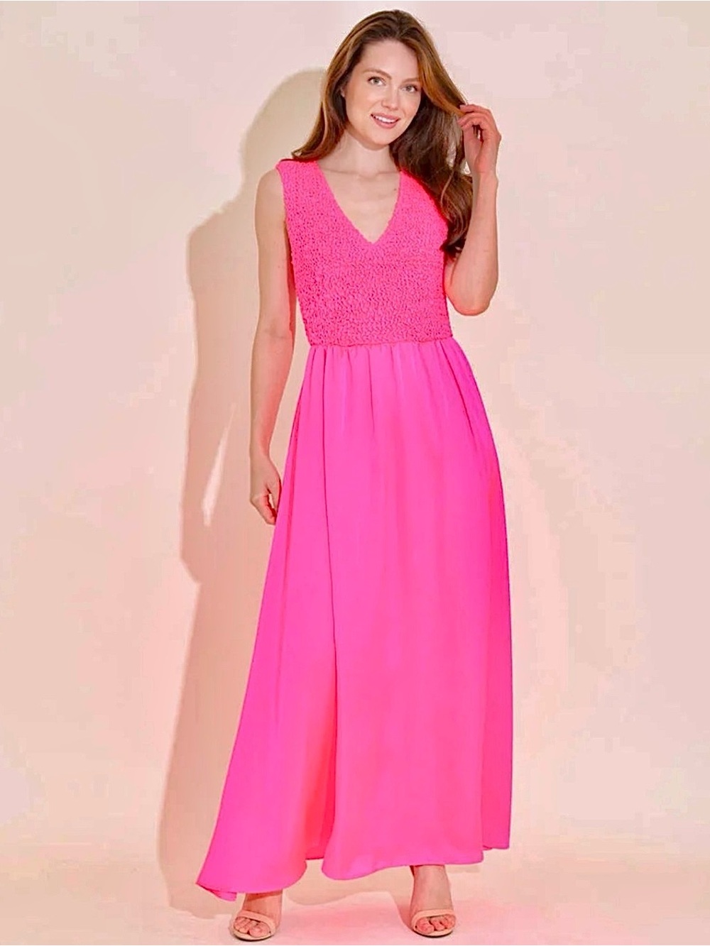 NWT $350 Alden Adair pink Hazel dress -S